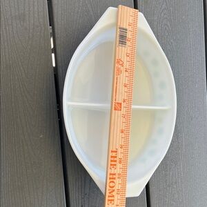Pyrex White Divided Dish